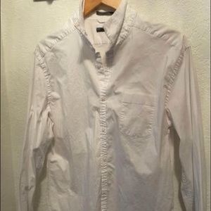 DNK button down white cotton
